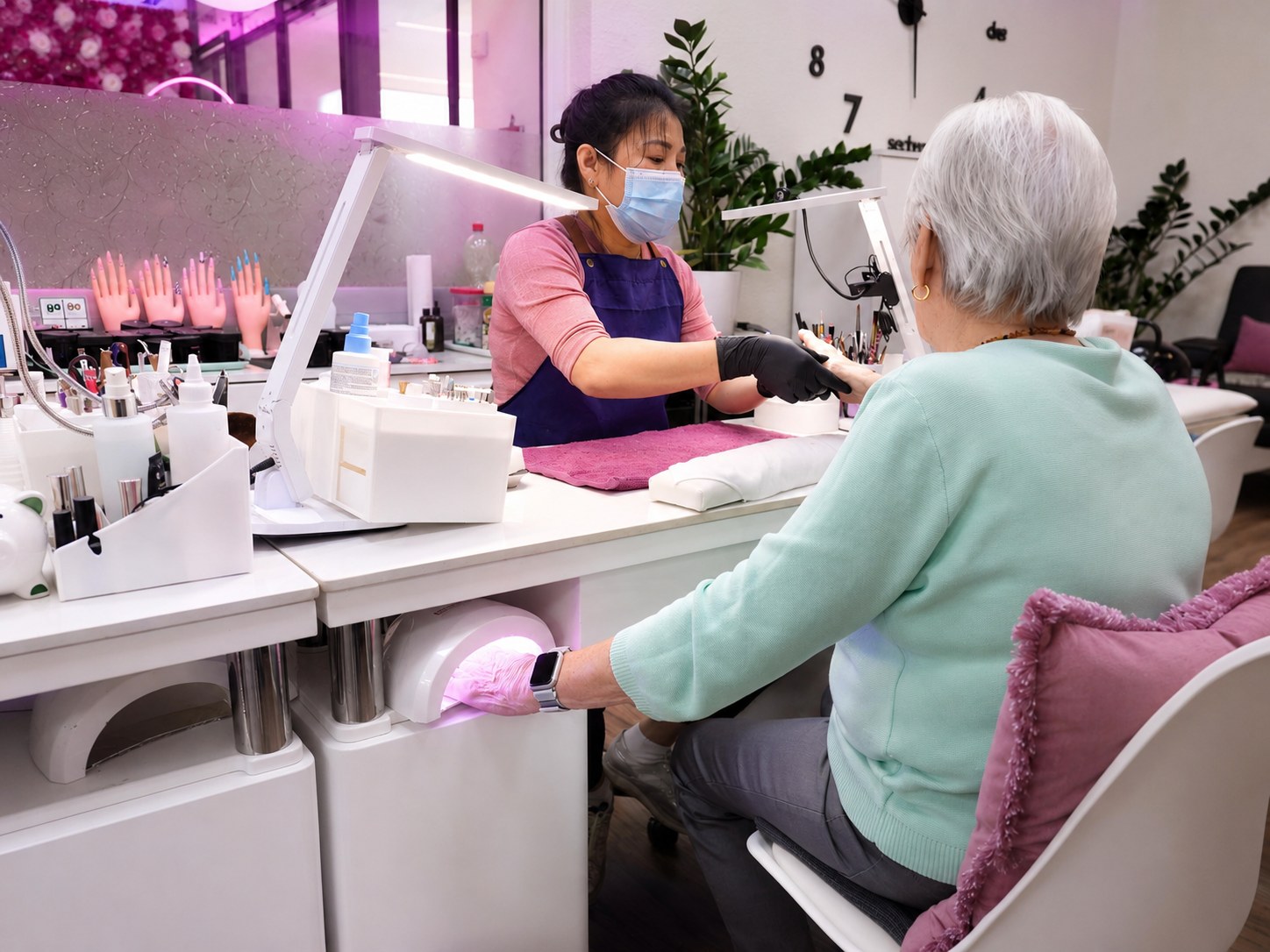 Beratung im Nagelstudio