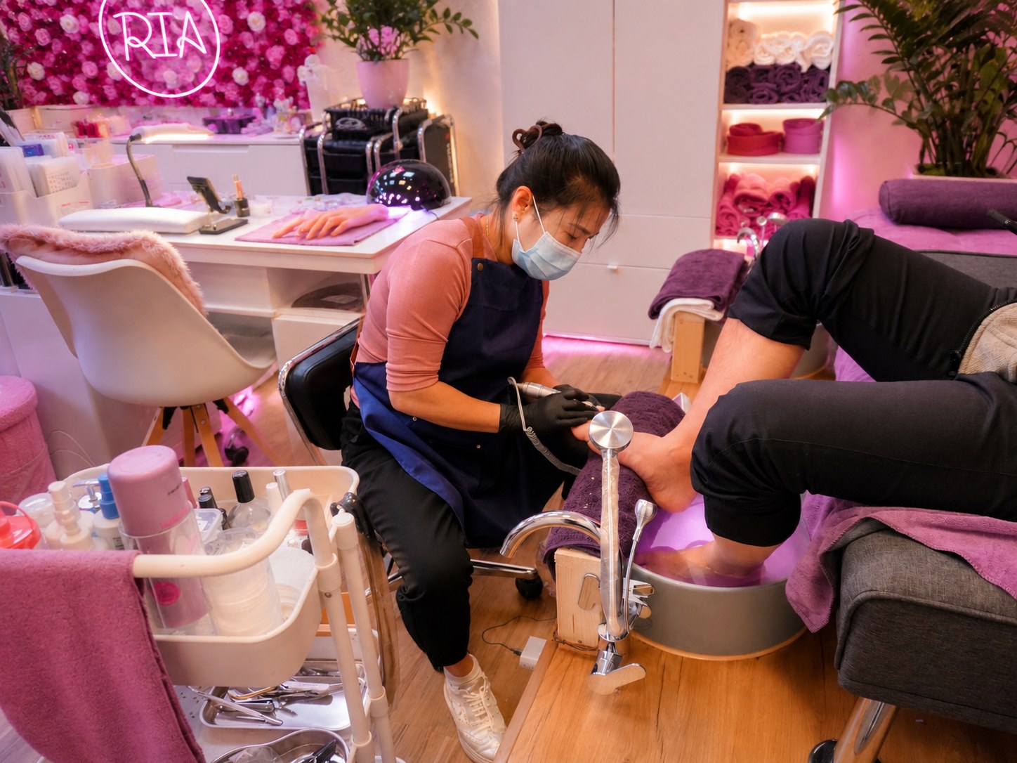 Pediküre Service im Nagelstudio